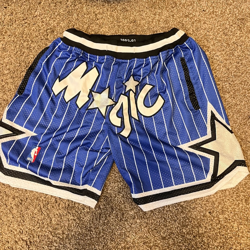 vintage orlando magic NBA shorts